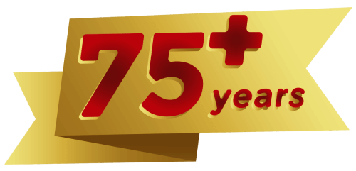 75 yrs logo